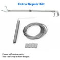 thumbnail image 4 of HOMEYA Foldable 52" Snake Tongs Heavy Duty Catcher Reptile Grabber Hook Stick Wide Jaw Handling Tool, 4 of 6