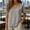 Gray, variant on Women's Linen Short Sleeve Top Casual Loose Fit Blouse