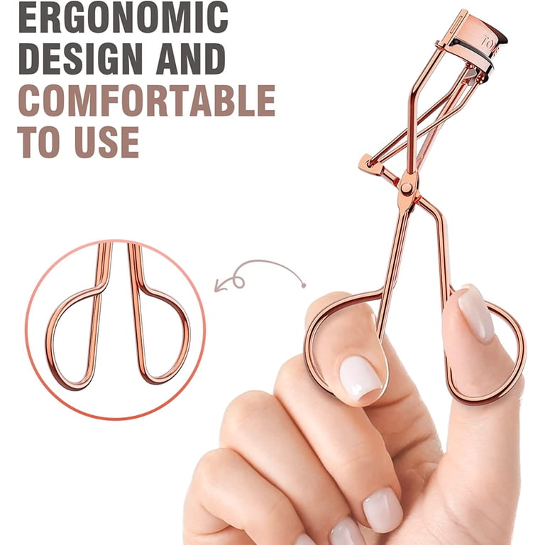 TOMEEM Eyelash Curler with Comb, 5 Replacement Pads photo 3