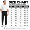 thumbnail image 7 of YAPPO Men's Stretch Dress Pants, Quick Dry Business Casual Slacks, Straight Fit for Office, Golf & Travel, 30" Inseam, 7 of 7