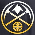 thumbnail image 4 of Men's Navy Denver Nuggets Gradient Logo T-Shirt, 4 of 4