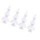 thumbnail image 2 of FELTECHELECTR 4 piezas de árbol de Navidad blanco para niños, material de manualidades, adorno navideño, accesorios decorativos., 2 of 6