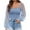 Blue, variant on gakvbuo Plus Size Pullover Sweaters For Women Long Sleeve Sweatshirts Fall Tunic Tops Women Summer Long Sleeve Solid Color Sexy Lace Casual Blouse Tops