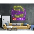 thumbnail image 2 of VR Games Neon Sign, Game 3D Gamer Decorations Wall Art, 2 of 4