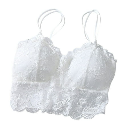 (2-Pack) Puawkoer 1Pc Womeny Vest Support Bra Have A Chest Pad Bras for Women Packs Wearing Sports Underwear Womens Strapless Bras Comfortable Padded