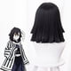 thumbnail image 4 of Anime Demon Slayer: Kimetsu No Yaiba Iguro Obanai Cosplay Wigs Black Heat Resistant Synthetic Hair Wig Cosplay Accessories, 4 of 5