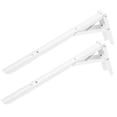 thumbnail image 3 of Soporte de Estante de Montaje en Pared Plegable Perfecl Pintura Blanca Talla 4, 3 of 8