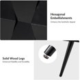 thumbnail image 5 of HULALA Home End Table with Charging Station, Side Table with Drawer and Pull-Out Shelf, Nightstand Bedside Table with USB Ports and Outlets, Black, 5 of 8