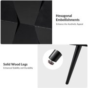 HULALA Home End Table with Charging Station, Side Table with Drawer and Pull-Out Shelf, Nightstand Bedside Table with USB Ports and Outlets, Black