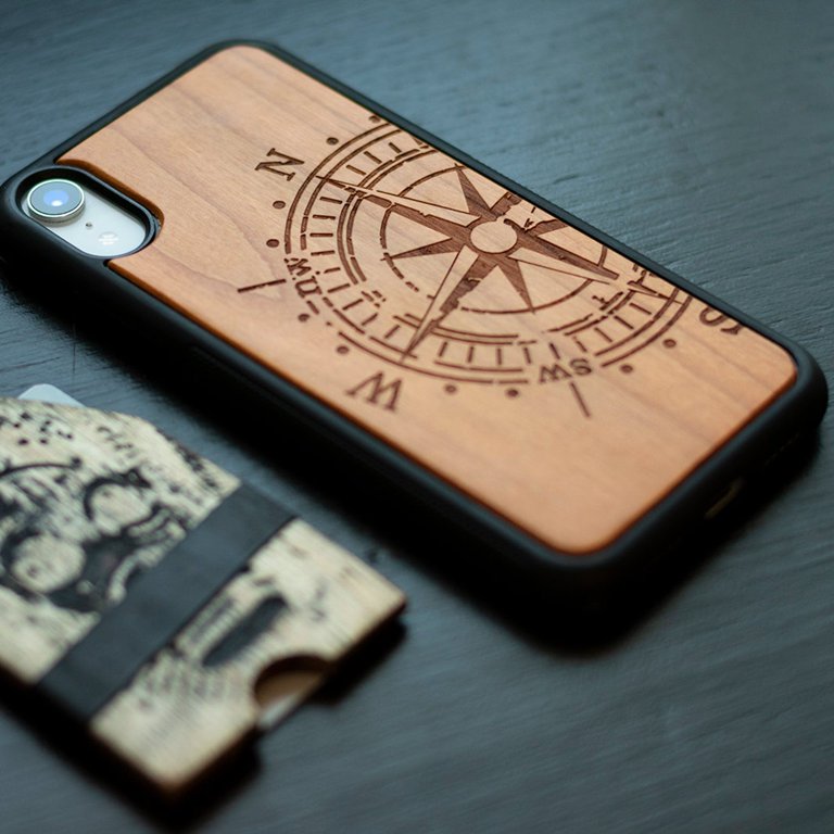 personalized photo phone case 100% Biodegradable Personalized Orange Phone Case for iPhones / MMORE iPhone X/XS / Horizontal