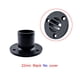thumbnail image 3 of Drenaje de cubierta de de barco Drenaje de cubierta de acero inoxidable 316 de nailon para barco, yate, inodoro de baño RV, accesorios Negro Sin Tapa 22mm Soledad Drenaje de cubierta de piso, 3 of 3