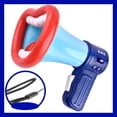 thumbnail image 2 of Juguete Cambiador de Diversión Micrófono Azul Sunnimix Trompeta cambiador de voz para niños, 2 of 6