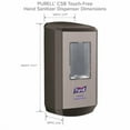 thumbnail image 7 of PURELL CS8 Hand Sanitizer Dispenser, 1,200 mL, 5.79 x 3.93 x 15.64, Graphite, 7 of 7