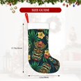 thumbnail image 4 of Salouo Tropical Tribe Mask Print Christmas Stockings,Large Xmas Stocking Set of 1 Holiday and Farmhouse Stocking for Christmas Holiday Party Decoration(17.7*11 Inch), 4 of 7