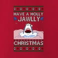 thumbnail image 3 of Wild Bobby Have a Holly Jawlly Christmas, Cute Shark Christmas Sweater | Holiday Youth Longsleeve Shirt, 3 of 5