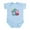 Sky Blue, variant on CafePress - Peppa Pig: My Little Sister - Baby Light Bodysuit, Size Newborn - 24 Months