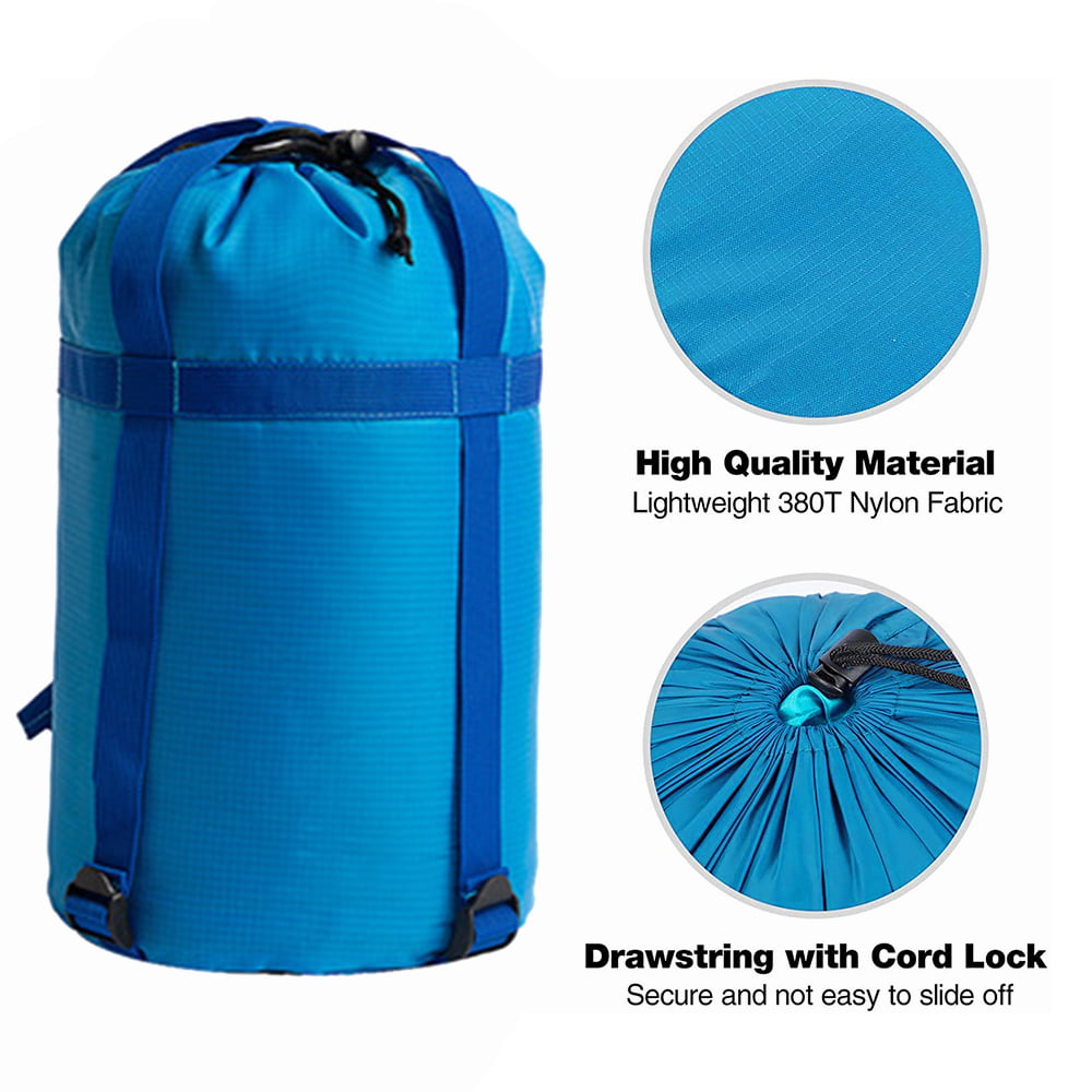 4 Stuff Bag Nylon StuffBag Organizers bag sack for camping gear and Set of 4 