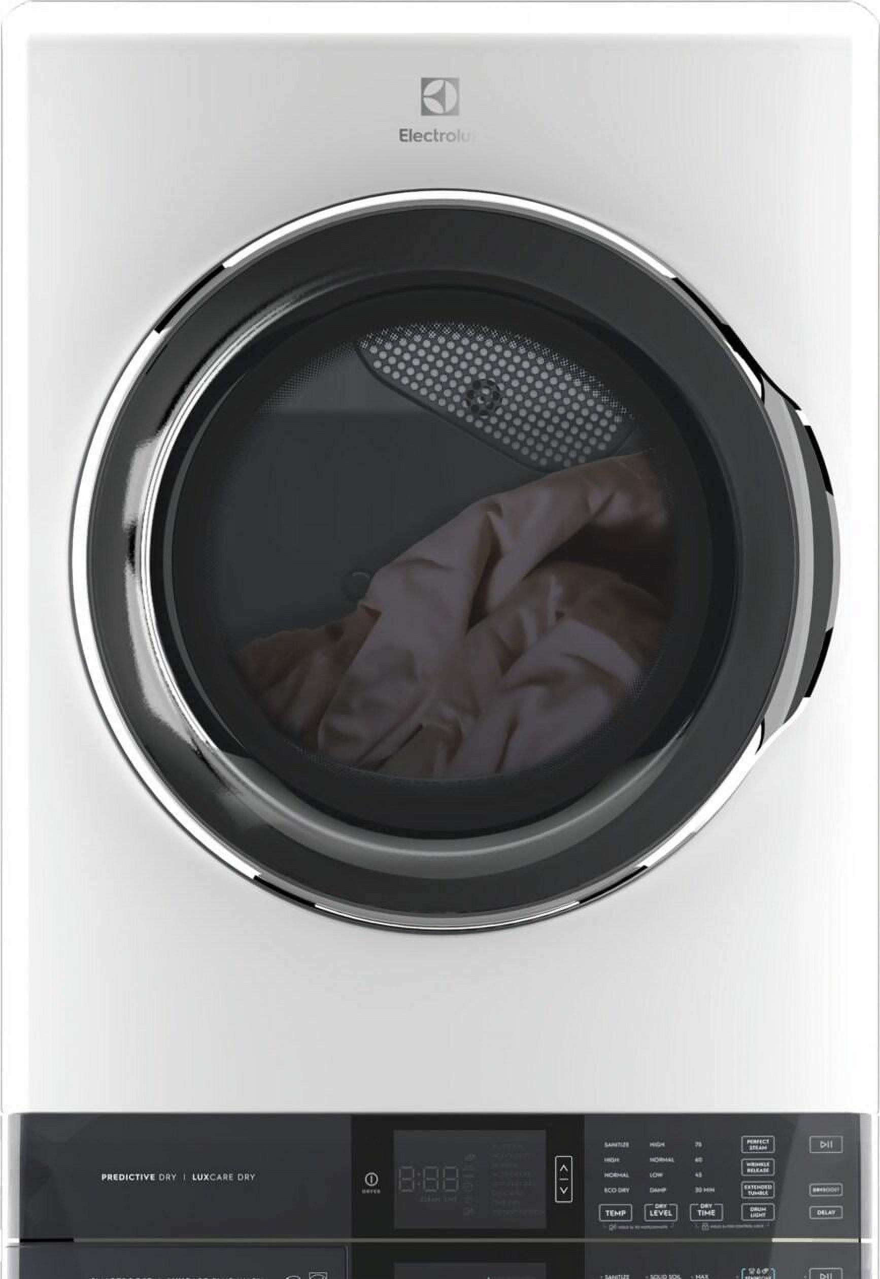 Electrolux Laundry Tower Single Unit Front Load 4.5 Cu. Ft. Washer & 8 Cu. Ft. Gas Dryer