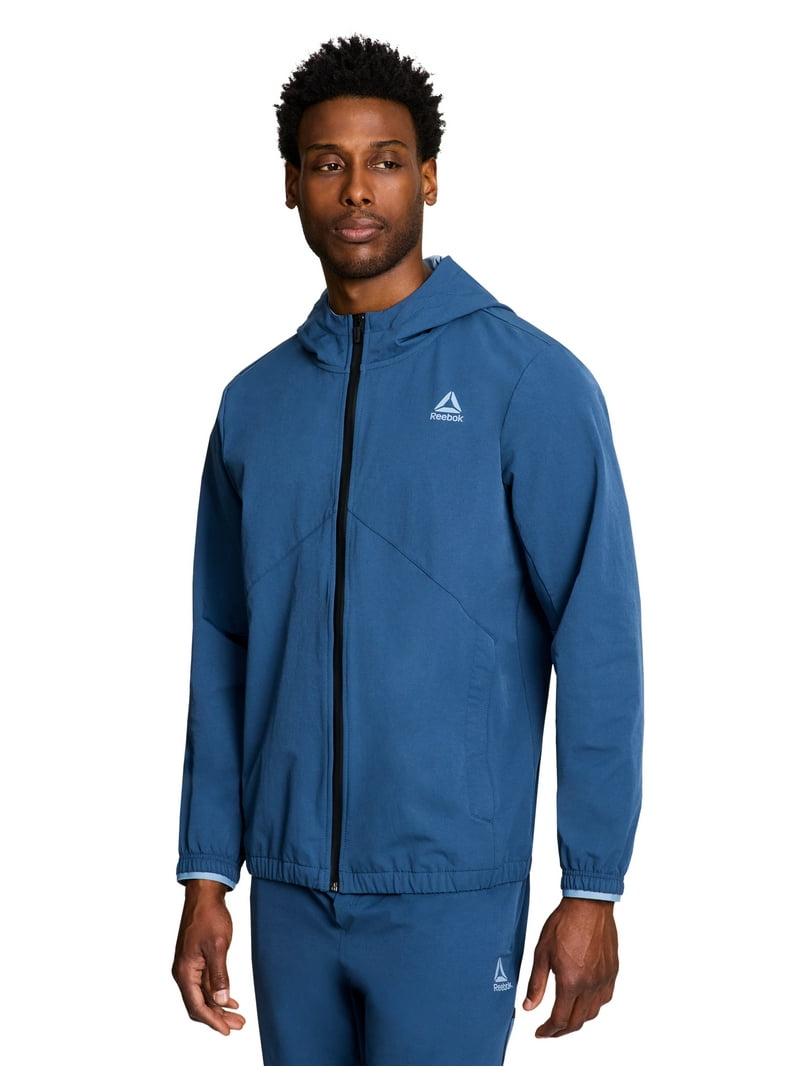 Reebok Men's and Big Men's Ascent Full Zip Woven Jacket, Sizes S