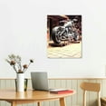thumbnail image 2 of Nawypu   Vintage Vehicle Pictures Racing Motorcycle In The Workshop For Repair Motocross Drawing Giclee Painting On Canvas Home Decoration Living Room Office Wall Art, 2 of 4