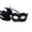 A001- Black, variant on Purple Masquerade Mask for Women, Sequined Venetian Masquerade Masks with Mardi Gras Feathers, Half Face Mask for Halloween Party and Masks for Masquerade Party Events, 1 Pack