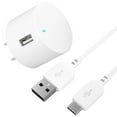 thumbnail image 3 of onn. 2.4 Amp USB Wall Charging Kit with 3 FT. USB to USB-C Cable, 3 of 4