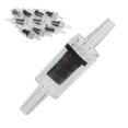 thumbnail image 1 of Domqga Fish Tank Light Bar Submersible Underwater Clip Lamp One Way Air Pump Check Valves Plastic Non‑Return Check Valve, 1 of 8