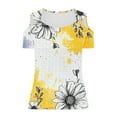 thumbnail image 3 of ATENAR Shirts for Women Lightweight Loose Womens Shirts Summer Tee White M, 3 of 6