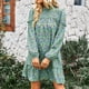 thumbnail image 1 of Vestido con estampado floral, vestido de mujer, vestido casual de moda, vestido de mujer elegante y moderno, 1 of 6