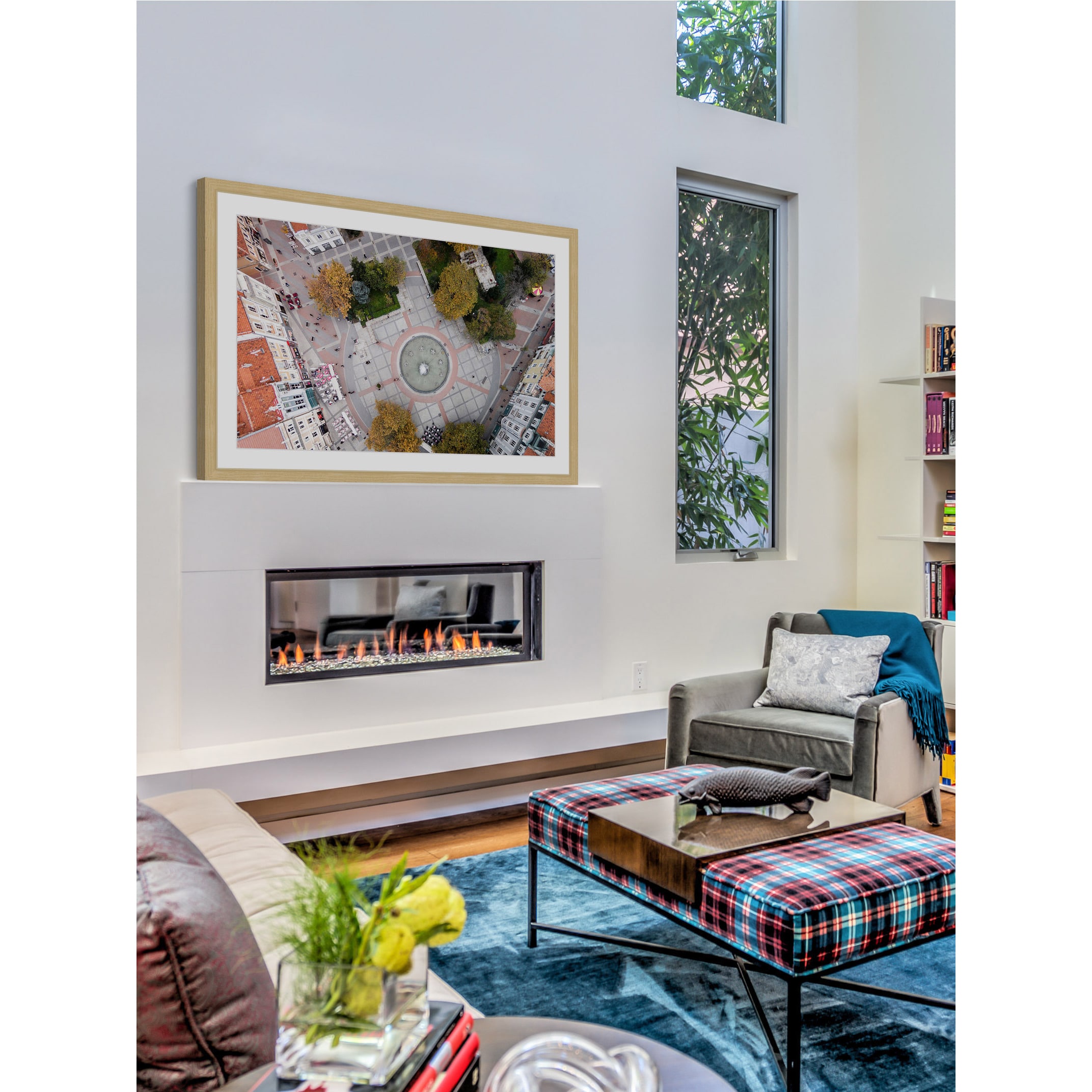 Marmont Hill "Quad View" By Karolis Janulis Framed Painting Art Print, 30.0" x 1.5"