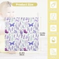 thumbnail image 3 of GZHJMY Baby Gauze Towels for Kids Soft Handkerchief Newborn 100% Cotton Lavender Flowers Butterflies Absorbent 12x12 Inch 3 Pack, 3 of 7