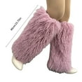 thumbnail image 5 of Yokua Y2K Faux Furs Leg Warmer,Warm Soft Cozy Fuzzy Leg Warmer Boot Cuffs Covers, 5 of 21