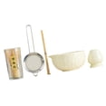 thumbnail image 1 of 5 piezas Matcha Set, Matcha Watch with Sporter para amantes del té, tazón de cerámica de bambú con cuchara de cerámica con sout té herramientas Beige, 1 of 8