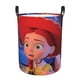 thumbnail image 1 of Cesta para ropa sucia redonda de una sola capa de Toy Story, de tela Oxford duradera, impermeable, portátil, plegable, para baño, bolsa de almacenamiento de ropa con asa pequeña., 1 of 7