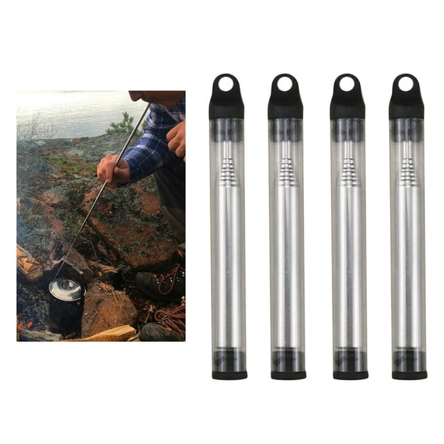 4 piezas de fuego al aire libre construye herramientas tubo de soplado de fuego herramientas de cocina al aire libre Macarena Tubo de soplado de fuego plegable