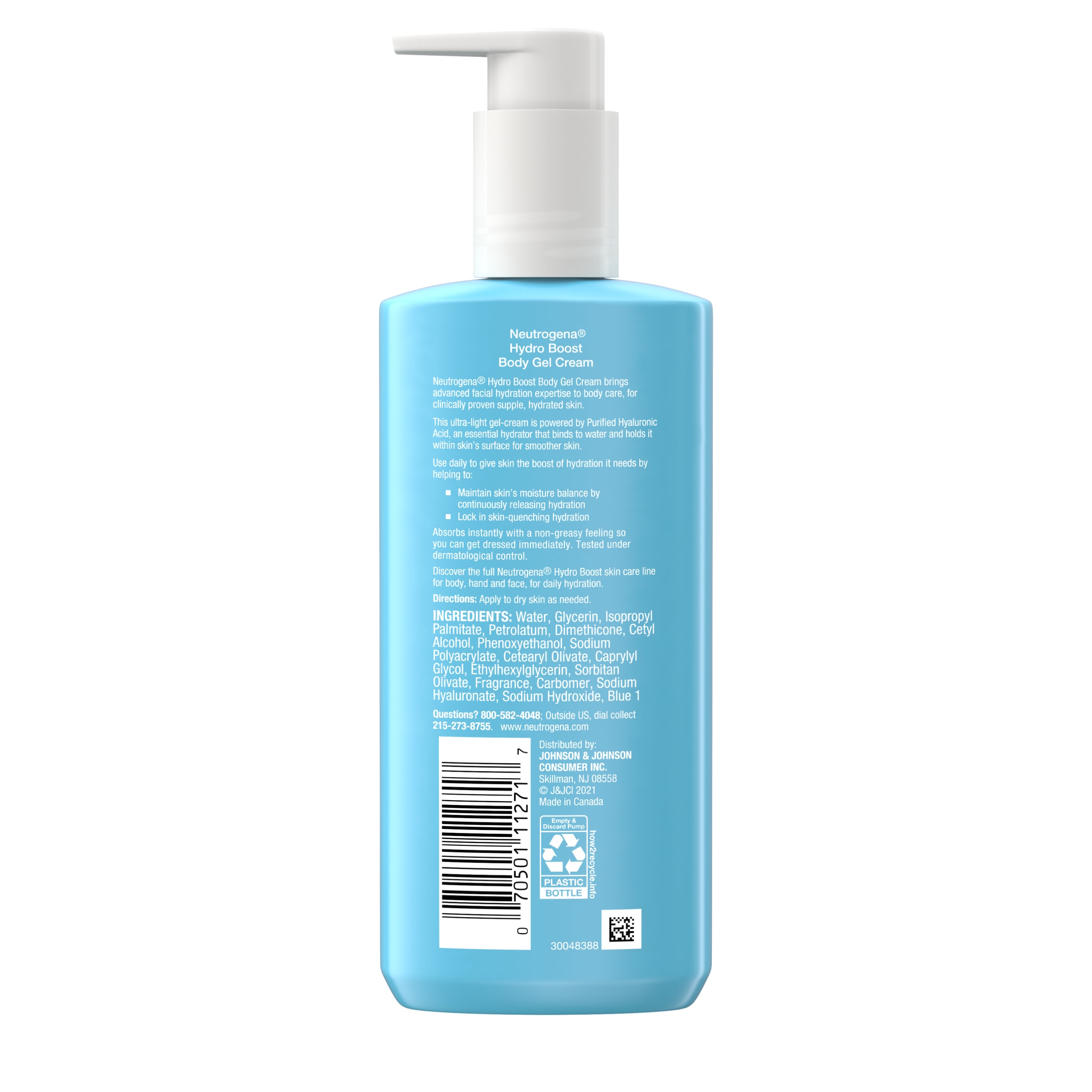 Neutrogena Hydro Boost Body Gel Cream with Hyaluronic Acid, 8.5 oz photo 5