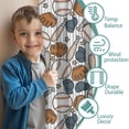 thumbnail image 3 of Blackout Kids Curtains,Striped Baseball Items Pattern Childrens Insulated Curtains Set Of 2,Bedroom Essentials,Toddler Room Decor 42"x84", 3 of 5