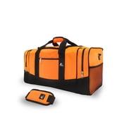 Everest Unisex Sporty Gear Duffel Bag - Large Orange