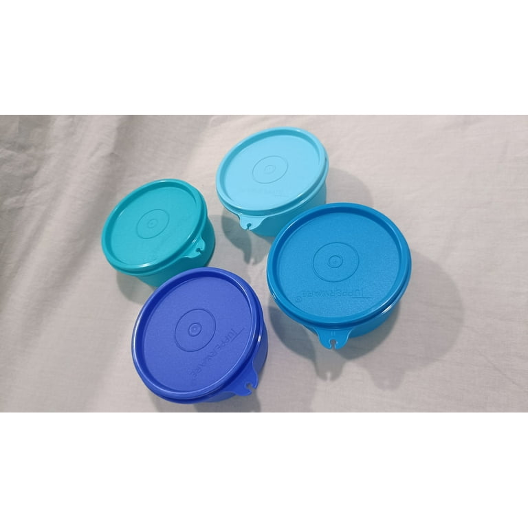 Tupperware Lunch Box Set of 4 Tropical Cups 200 ml Small food