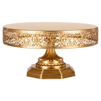 gold amalfi décor cake
