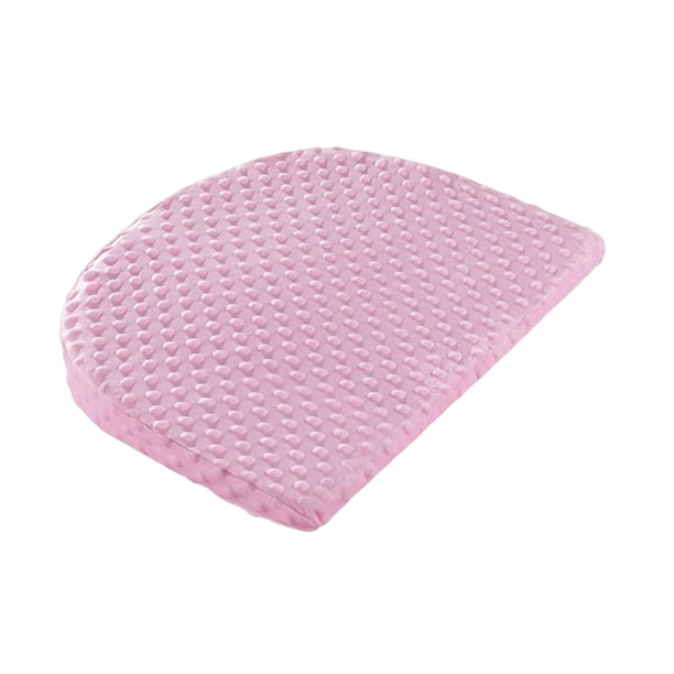Almohada de cuña,Almohada de cuña de cama para cuña de sueño infantil,Almohada Lactancia Almohadas lado dormir,almohada de cuña para bebé para dormir de lado recién nacido,Funda Rosa