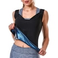 thumbnail image 1 of Alessandra B Sweat Sauna Vest for Body Slimming Black, 1 of 4