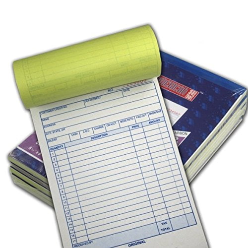 10 Pack Large Sales Order Book Receipt Invoice Duplicate Carbon Copy 50 