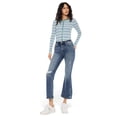 thumbnail image 5 of Kancan - Miley High-Rise Cropped Flare Jeans (26" Inseam) - KC20057D, 5 of 8