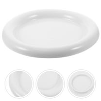 MLINS White Ceramic Dessert Plate for Holding Appetizer Perfect for Any Event 6.5 Inches