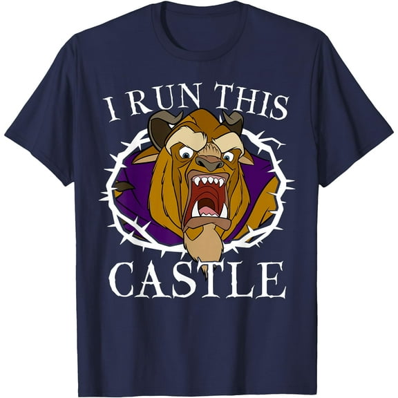 Beauty And The Beast I Run This Castle Thorn Portrait DTG Print Unisex T-Shirt