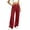Red, variant on HomeDM Women's Sweatpants with Pockets Drawstring Wide Leg Gray Athletic Lounge Pants Size L