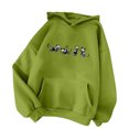 thumbnail image 5 of Sudadera Para Mujer, Sudaderas Con Capucha A La Moda, Suéter Informal de Manga Larga, Tops Con Cordón, Suéter Suelto Ligero, Tops Odeerbi ODB172376, 5 of 5