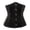 Black, variant on Short Waist Trainer Corset Belt Leather Shaping Girdle For And Figure,Color:Red