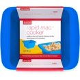 thumbnail image 1 of Rapid Mac Cooker | Microwave Macaroni & Cheese in 5 Minutes | Perfect for Dorm, Small Kitchen or Office | Dishwasher-Safe, Microwaveable, BPA-Free (Blue, 1-Pack)…, 1 of 7